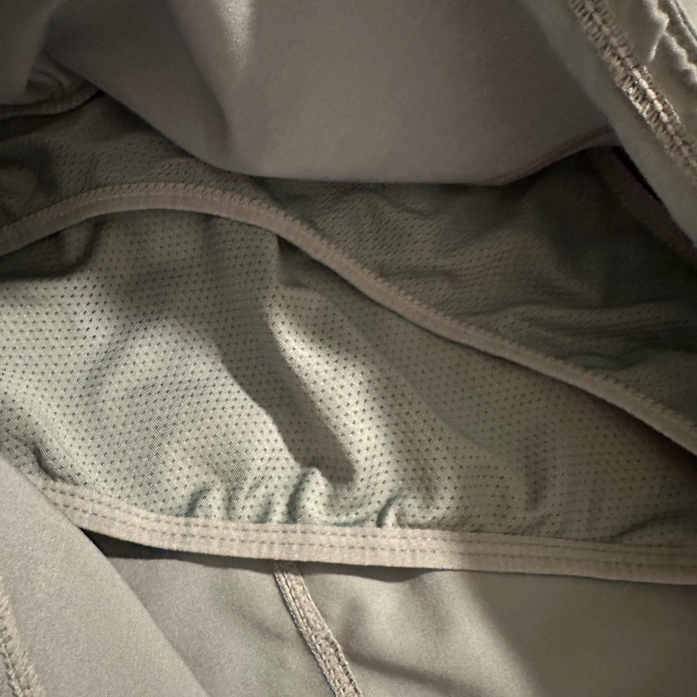 Women's Athletic Shorts - Olive and Black - Picture 7 of 10